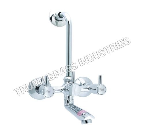 Wall Mixer With bend For Arrangement Of Overhead