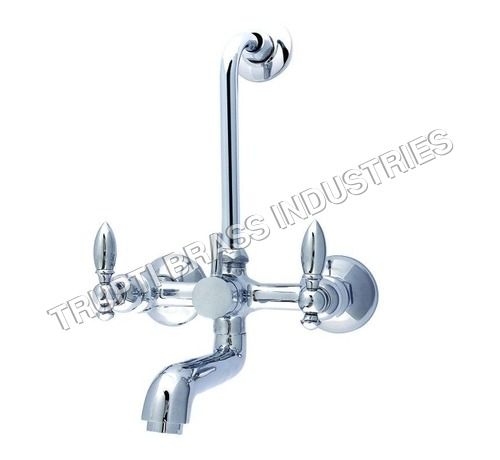 Wall Mixer With Bend For Arrangement Of Overhead