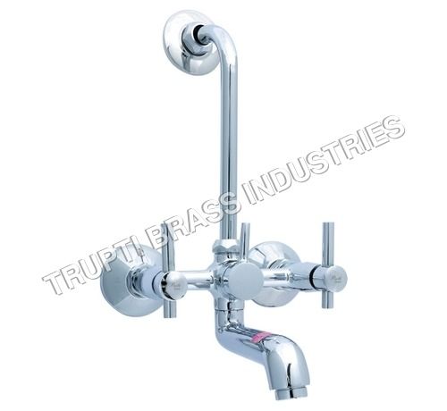 Wall Mixer With Bend For Arrangement Of Overhead