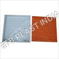 Flower Chequered Tiles Moulds