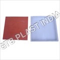Chequered Tile Mould - Color: White