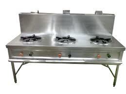 Three Burner Cooking Range