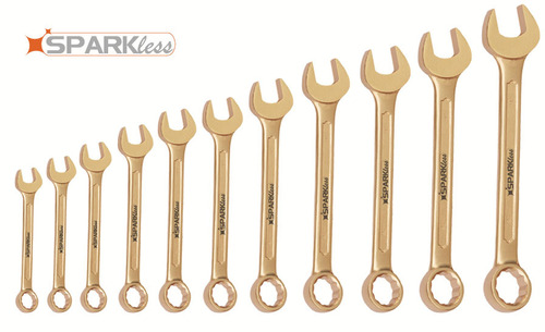 Flat Non Sparking Combination Wrench Set
