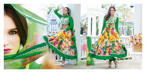 Anarkali churidar suits