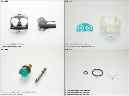 Pneumatic Radial Gripper Botting Machines Spare Parts 