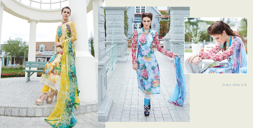 Flower Print Salwar Kameez