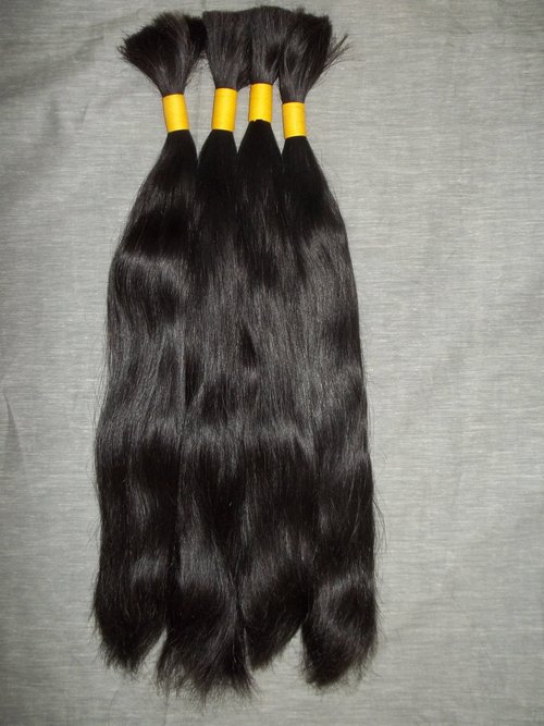 Remy Double Drawn Hair - Human Virgin Hair, 10-36 Inches, Natural Black | Silky Soft, Tangle Free, Shed Free, Thick Bottom, Straight Texture