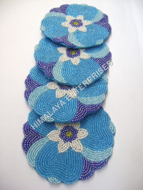 BEADED TEA COASTER
