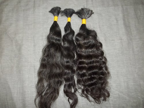 Curly Hair - Human Hair, 10-36 Inches, Black | Lustrous Texture, Voluminous Density, High Strength, Quality Packaging