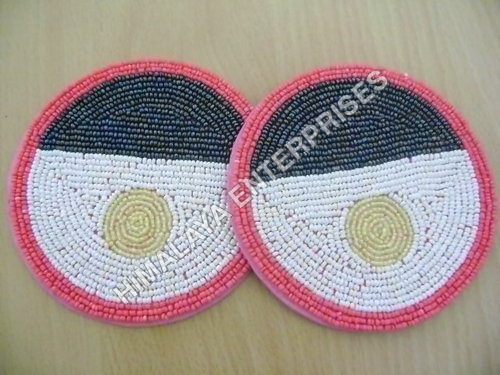 BEADED TEA COASTER