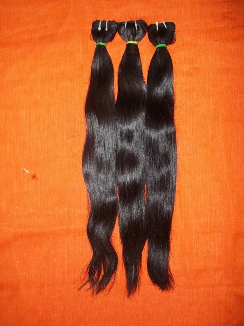Straight Hair Extensions - 100% Human Hair, 6-32 Inches, Black | Natural Look, Soft Texture, Zero Shedding, Adds Volume, Stylish, Machine Weft