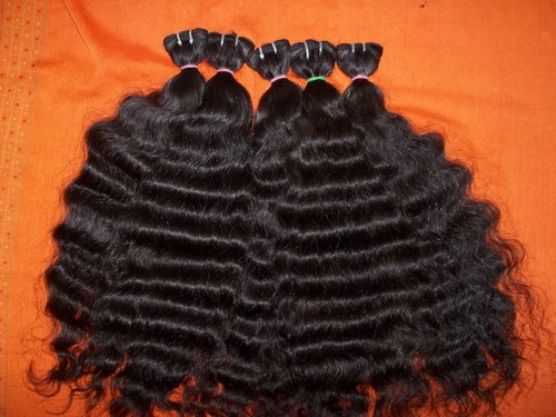 100% Natural Curly Human Hair - Human Hair, 6-28 Inches, Black | Natural Look, Soft Texture, Lightweight, Chemical Free, Skin Friendly