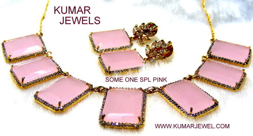 Pink Necklace Set