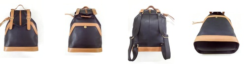Black Leather Backpack Bags
