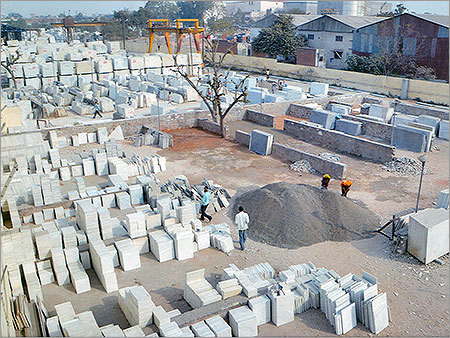 Industrial Marble slabs