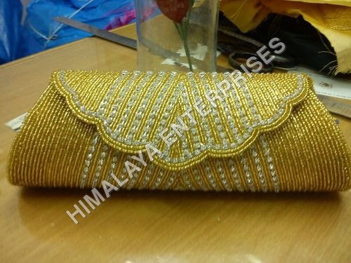 BEADED CLUTCH BAG