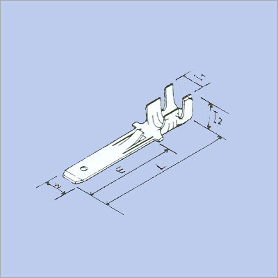 Male Spade Crimp Terminal