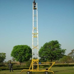 Tiltable Mobile Tower Extension Ladder Up to 60ft