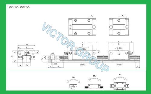 Hiwin Egw 15 20 25 30 35 cc hc