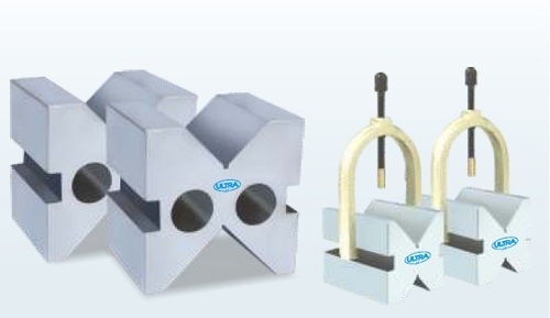 Steel Hardened And Ground V Block With Clamp