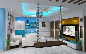 Living Room Ceiling With Models