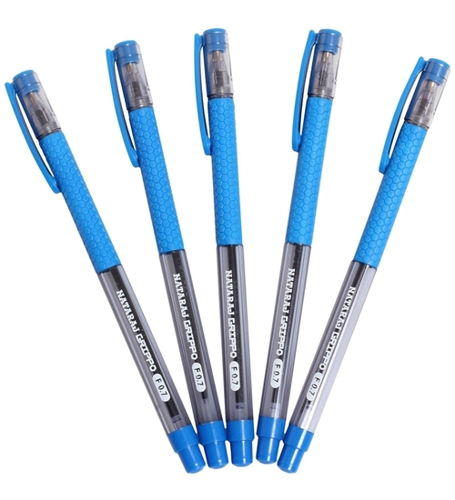 Nataraj-Grippo-Ball-Pen--5-pcs--blue