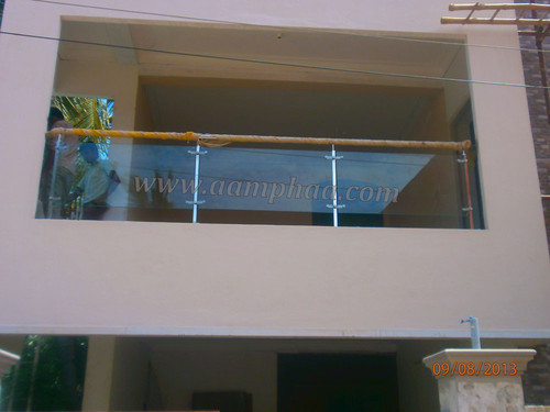 Exterior Design Balcony SS with Glass Model