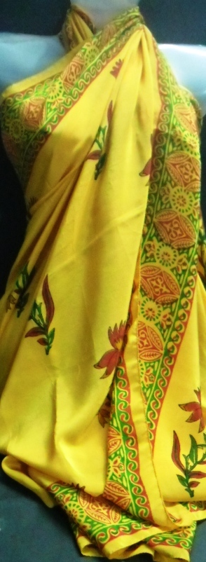 Silk printed scarf