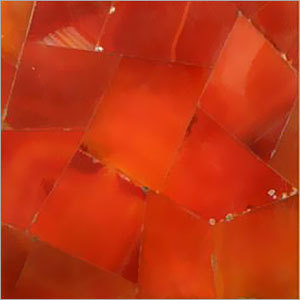 Backlit Red Carnelian