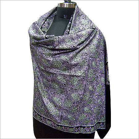 Designer Silk Pashmina Shawls