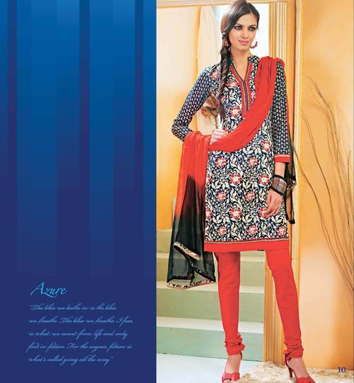 Printed crepe suits