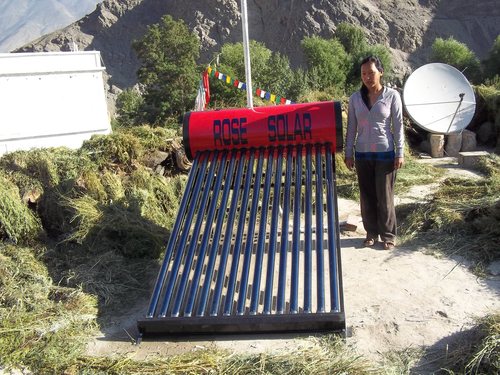 Solar water heater 150 lpd