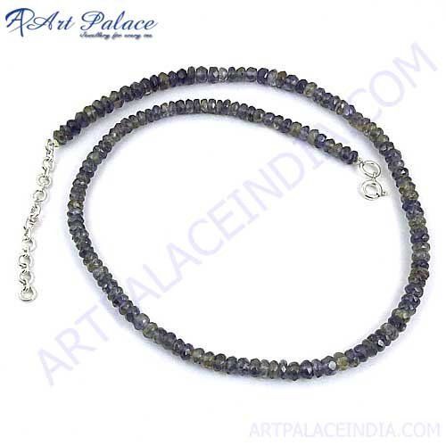 Fantastic Latest Iolite Beads Necklace Jewelry, Beaded Jewelry