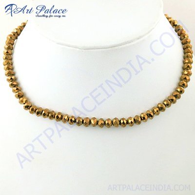 2013 New Fashion Silver Gold Plated Beads Necklace Jewelry, Beaded Jewelry