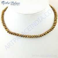 2013 का नया फैशन सिल्वर गोल्ड प्लेटेड बीड्स नेकलेस ज्वेलरी, बीडेड ज्वेलरी