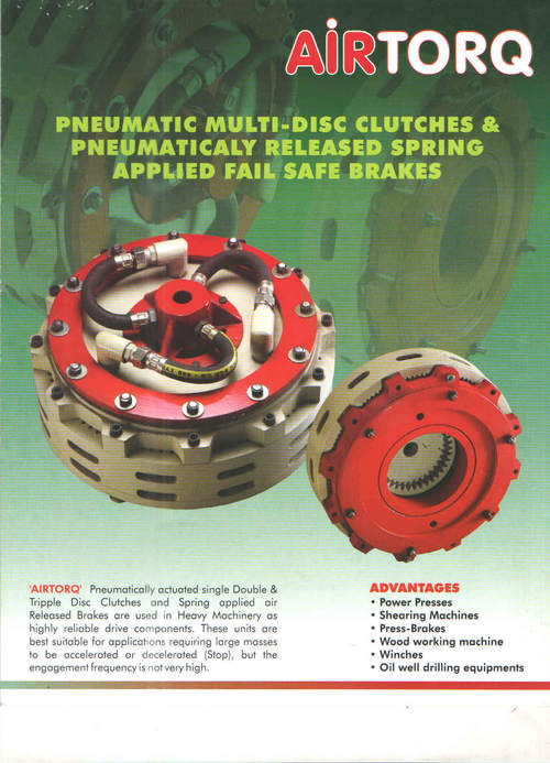 Pneumatic Multi Disc Clutch