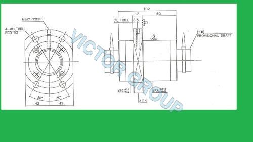  हाइविन प्रिसिजन बॉल स्क्रू -R-40-40-S2-Dfsh