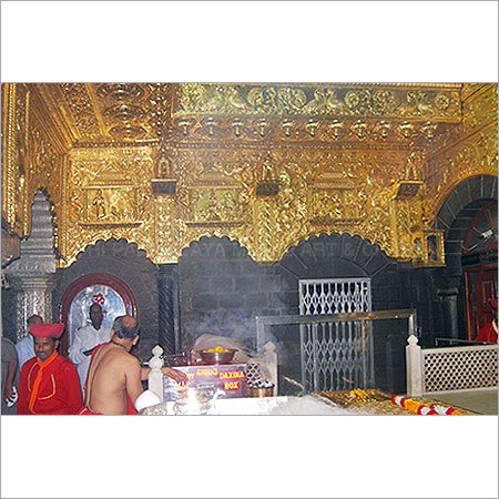 Shirdi Sai Baba Ceiling Gold Mulam Work