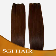 Brown Straight Weft Hair