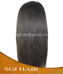 Straight Hair - Human Hair, Black, Variable Length | Soft Texture, Natural Shine, Tangle-Free, Elegant Look