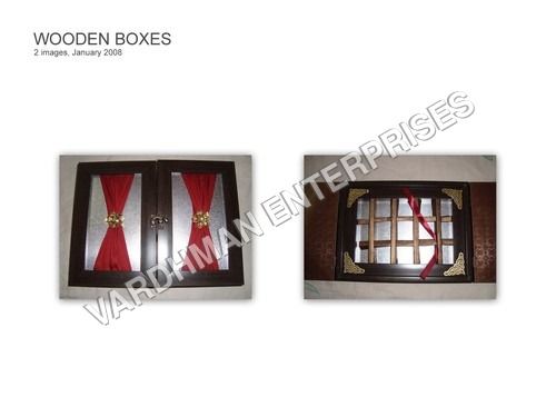 Double Door Wooden Box