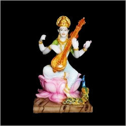 Colored Saraswati Maa Statue