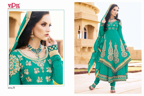 Crepe salwar kameez