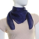 Indigo Silk Neckerchief