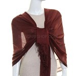 Burgundy Lightweight Plain Pashmina