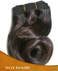 Short Wavy Machine Weft Hair