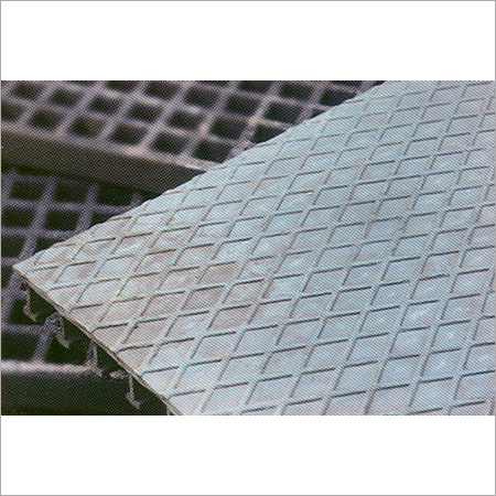 Grating With Chequered Plate