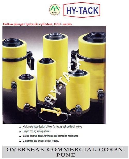 Hollow plunger cylinders