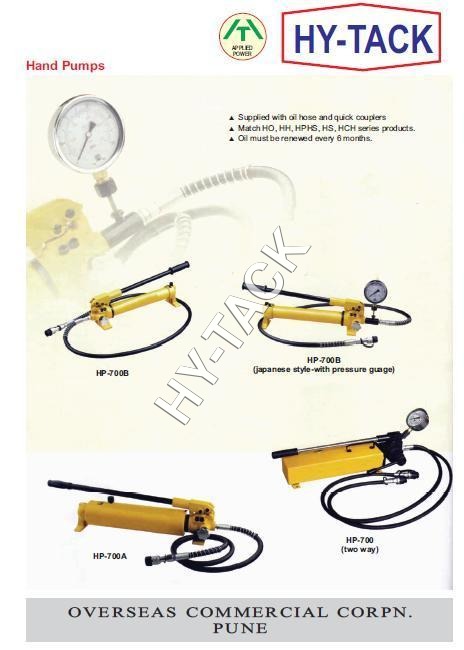Hydraulic Hand Pumps