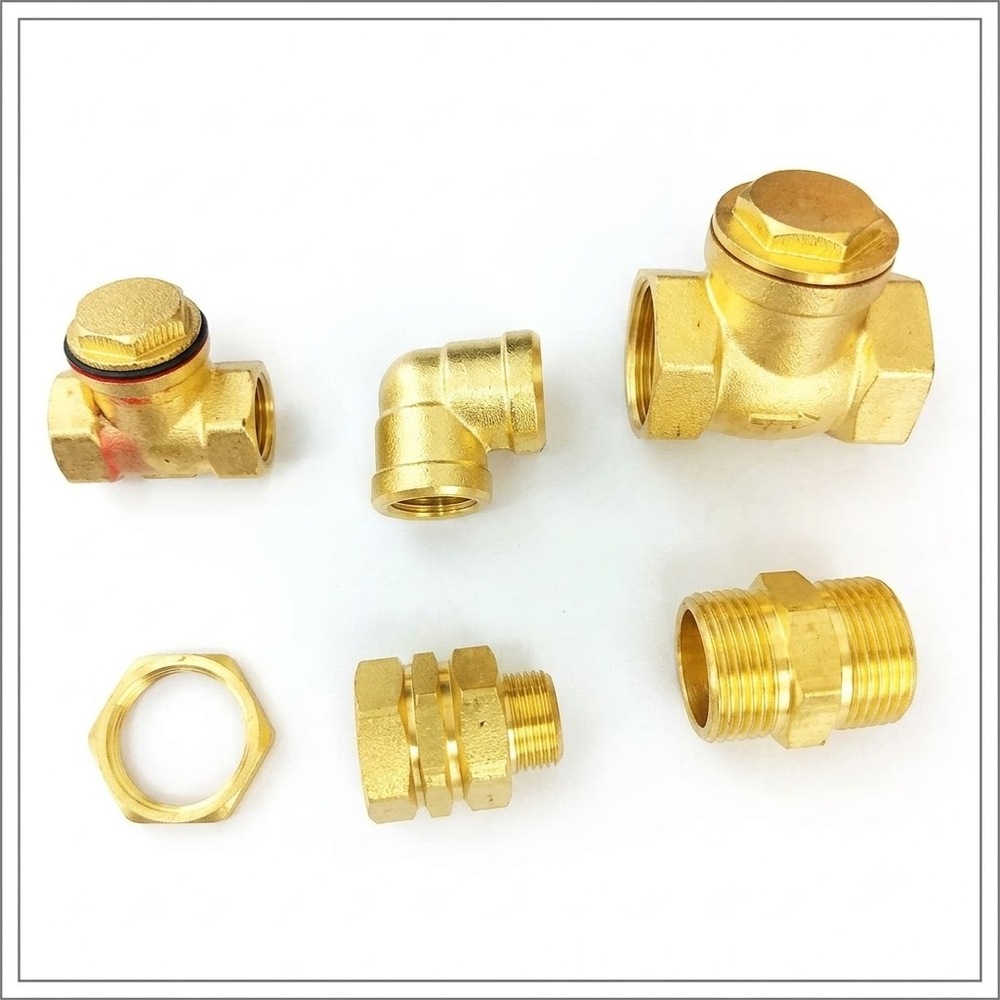Brass Sanitary Parts - 1/2"-2", Polished Finish, Threaded Connection, 150 PSI Pressure Rating | Low Maintenance, Compact Design, Attractive Look